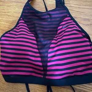 Pink Nike swim top